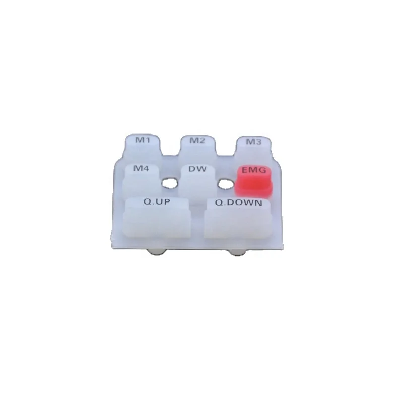 OEM silicone products  transparent silicone keypad rubber push buttons