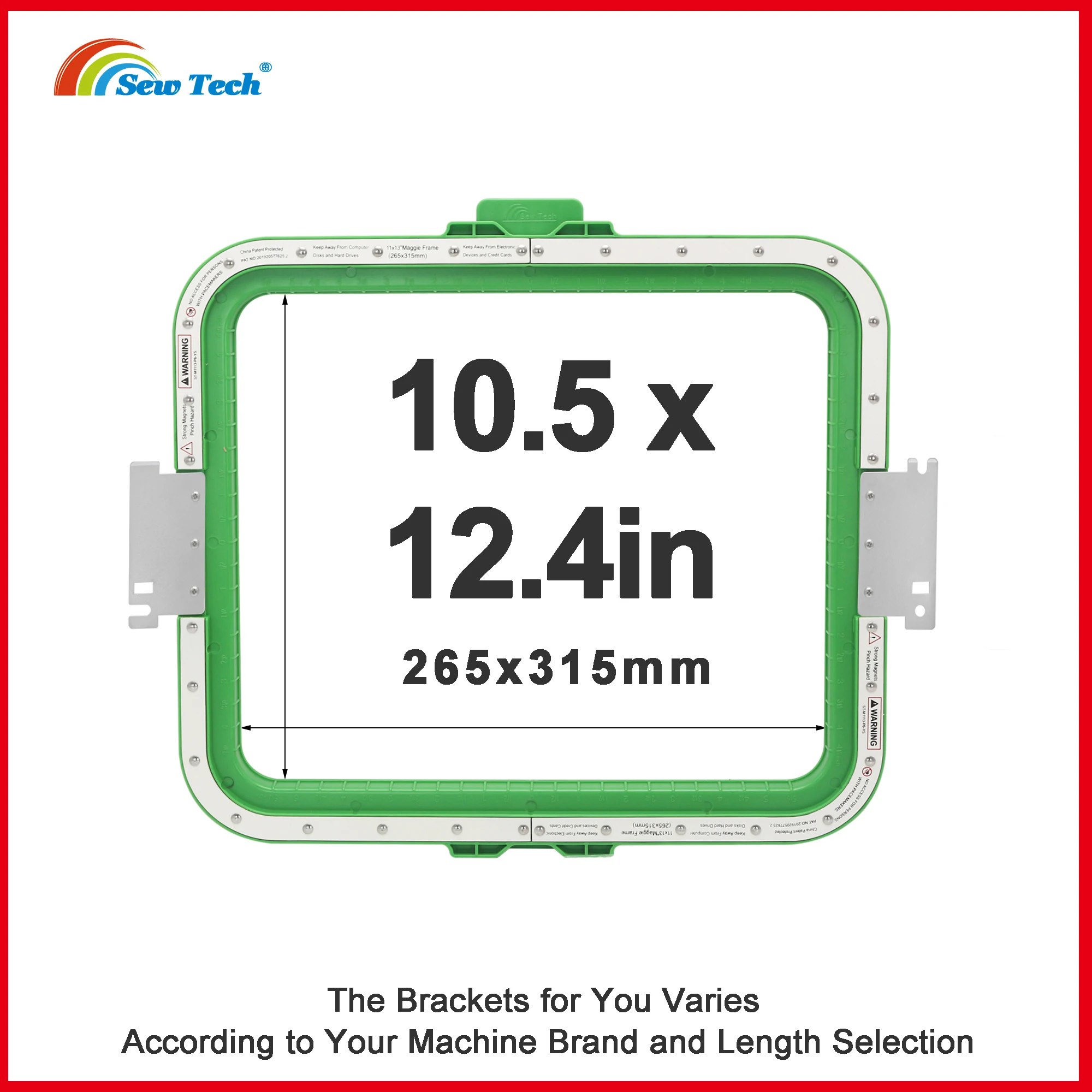 Strong Magnetic Mighty Hoop Embroidery Hoop for Toyota 830 850 860 9000 9100 Embroidery Machines Magnetic Embroidery Frame