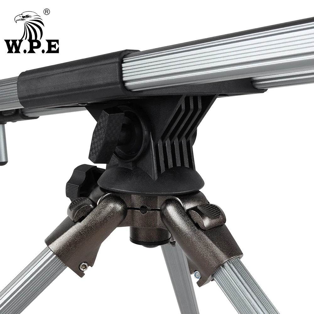 W.P.E New Carpfishing Rod Pod Three Legs Stand Holder Adjustable Fish Pole Telescopic Folding Stand Bracket Fishing Accessories