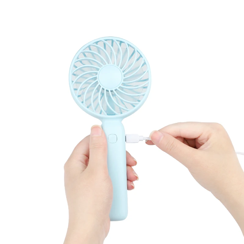 Best selling usb rechargeable  DC portable fan electric table mini fan for air cooler