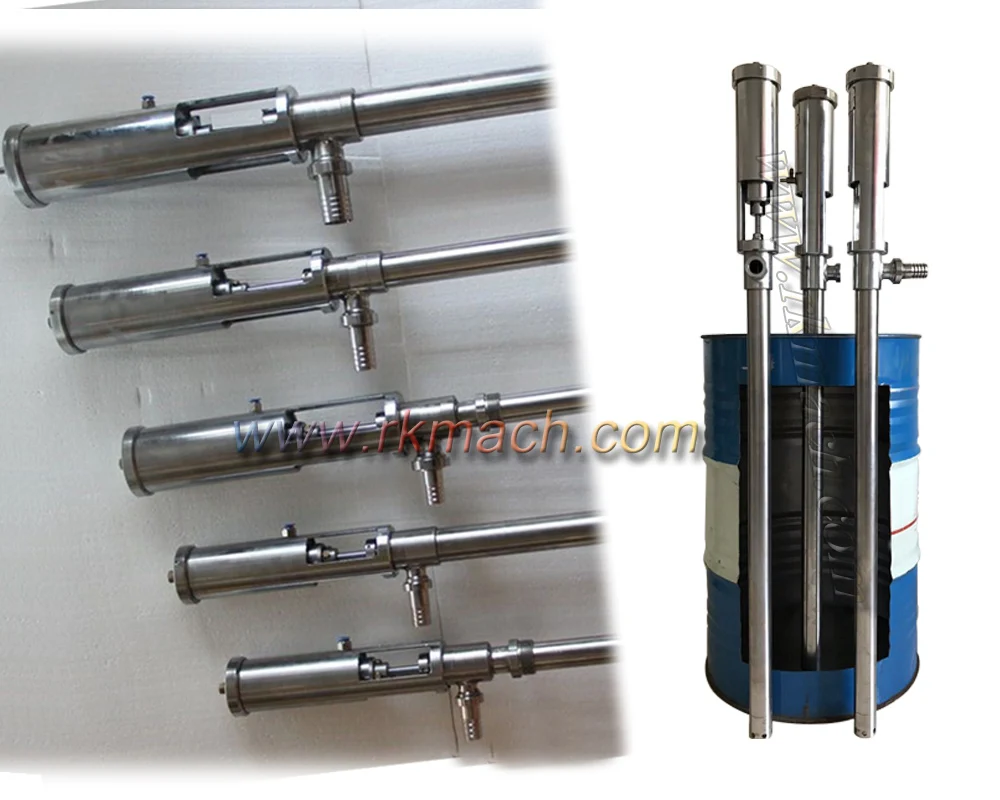 500L/H 800L/H lubrication pump air operated drum pump pneumatic barrel pump air driven barrel pump for gel glue