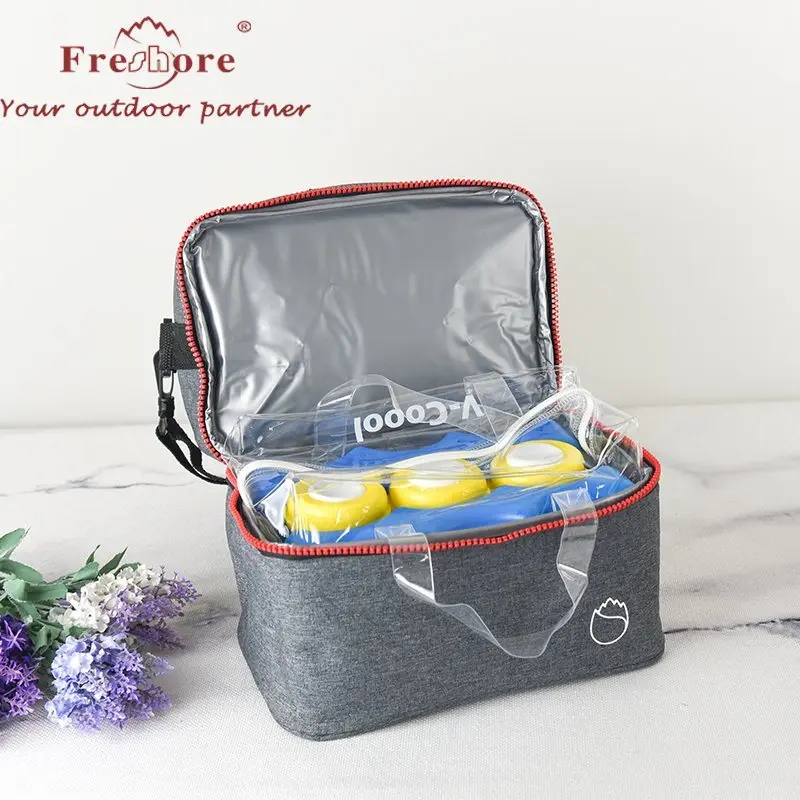 Amazon Insulation Bag Milk Storage Breast Pump Maternity Cooler Double Layer mummy bag for Bottle Baby