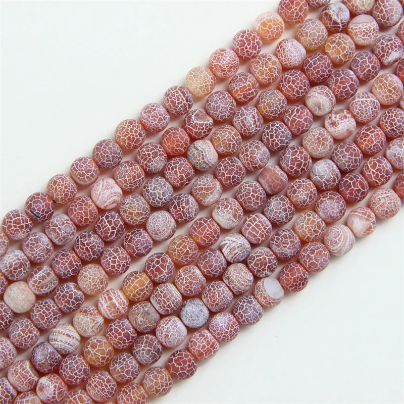 Polychromatic Natural  Frost  Cracked Agate Semi-Precious Loose Gemstones Wholesale  Ornament Accessories
