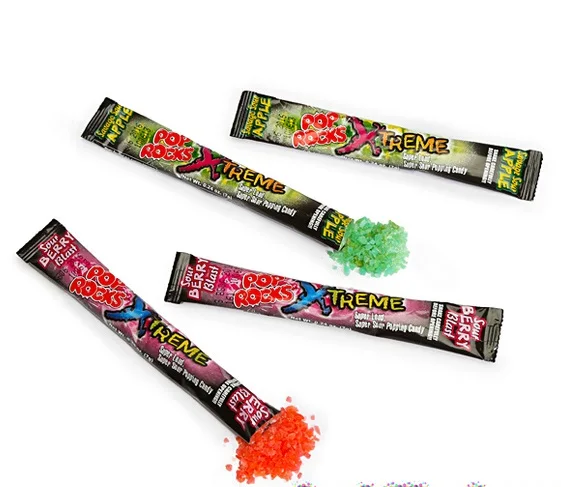 popping candy 2g*50pcs OEM available mix flavors and colors fruity with sweet and sour