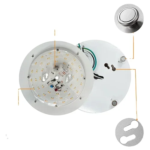 CUL Сертификация Worbest 9,84 дюймов 25 Вт 5CCT круглый светодиодный модуль SMD 2835 DOB световой двигатель для потолочной панели