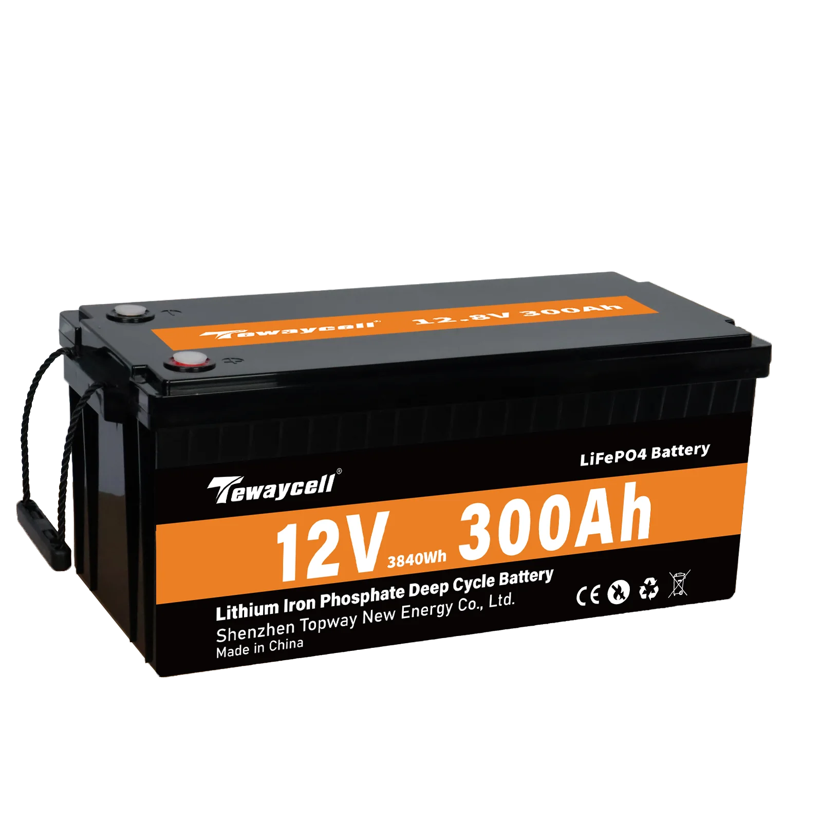 12v 150ah Deep Cycle Agm Battery 200ah 300ah 400ah Battery Pack For Rv/solar Storage 12.8v Deep Cycle Lifepo4 12v 300ah