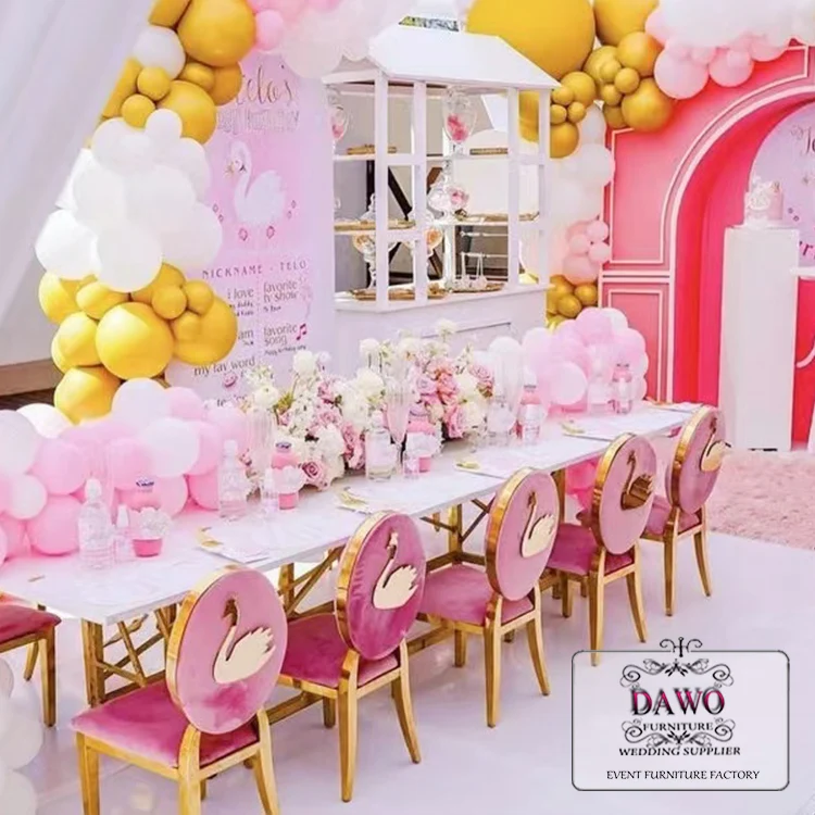 kids furniture for party outdoor birthday stainless steel kids chairs party