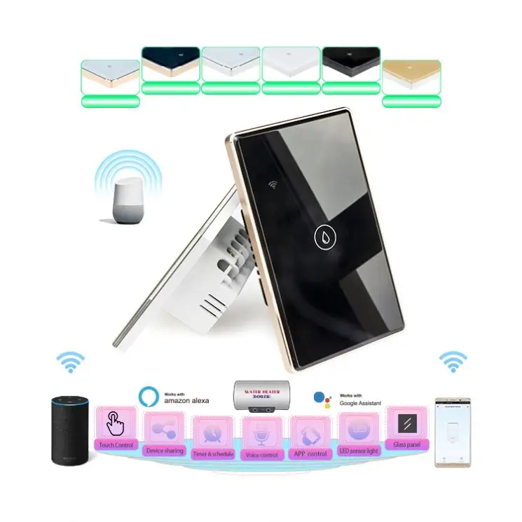 Wi-Fi переключатель котла, сенсорный переключатель, индийский электрический водонагреватель, переключатель для системы автоматизации умного дома