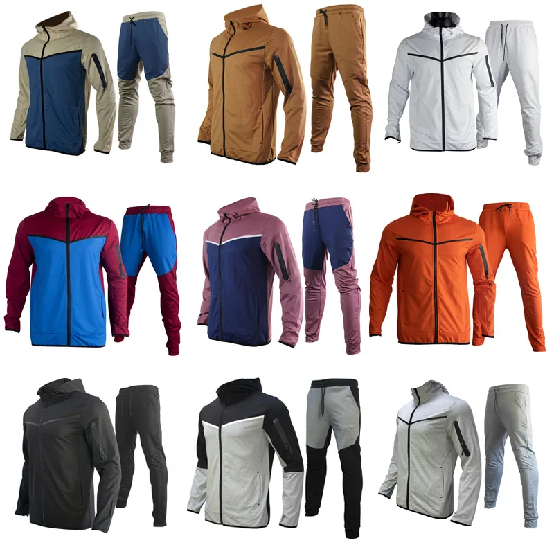 Custom Logo Men Joggers Sets Tracksuit Sportswear For Mens Sets Training Wear Custom Gym Comfortable Mens Tracksuit