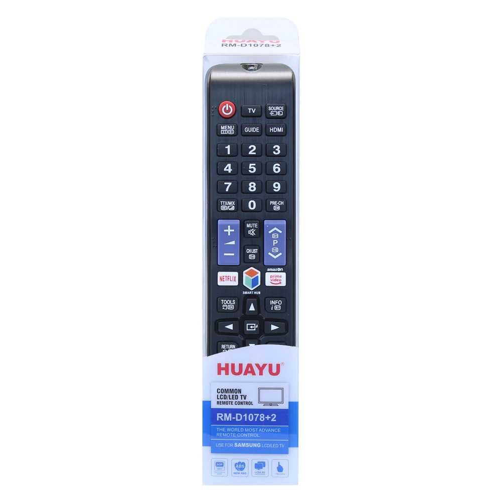 HUAYU RM-D1078+2 High quality universal remote control Replacement for samsung uhd tv 4k series 7 LCD remote codes