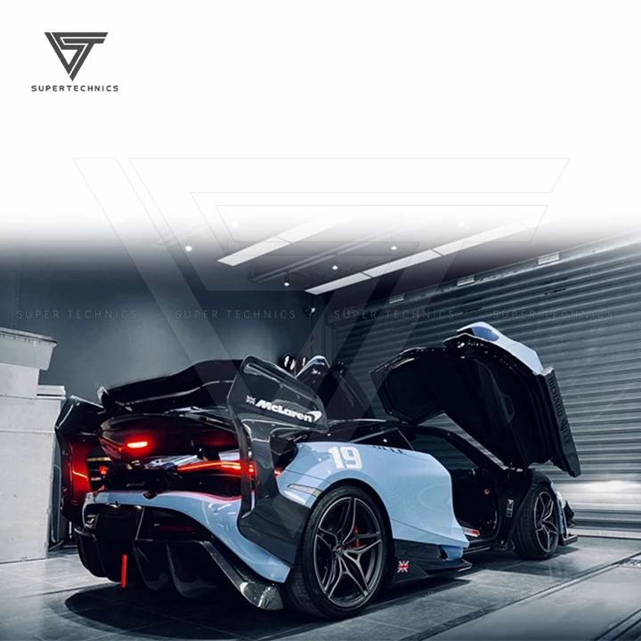 ST-1 Стиль углеродного волокна задний спойлер для 2015-2018 Mclaren 720s