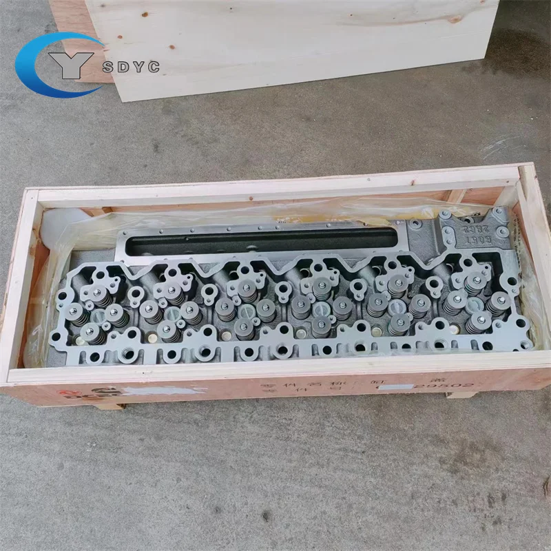Cummin 3973632 6745-11-1190 SAA6D114E-3 Cylinder Head Assy Excavator Spare Parts Bulldozer Accessories