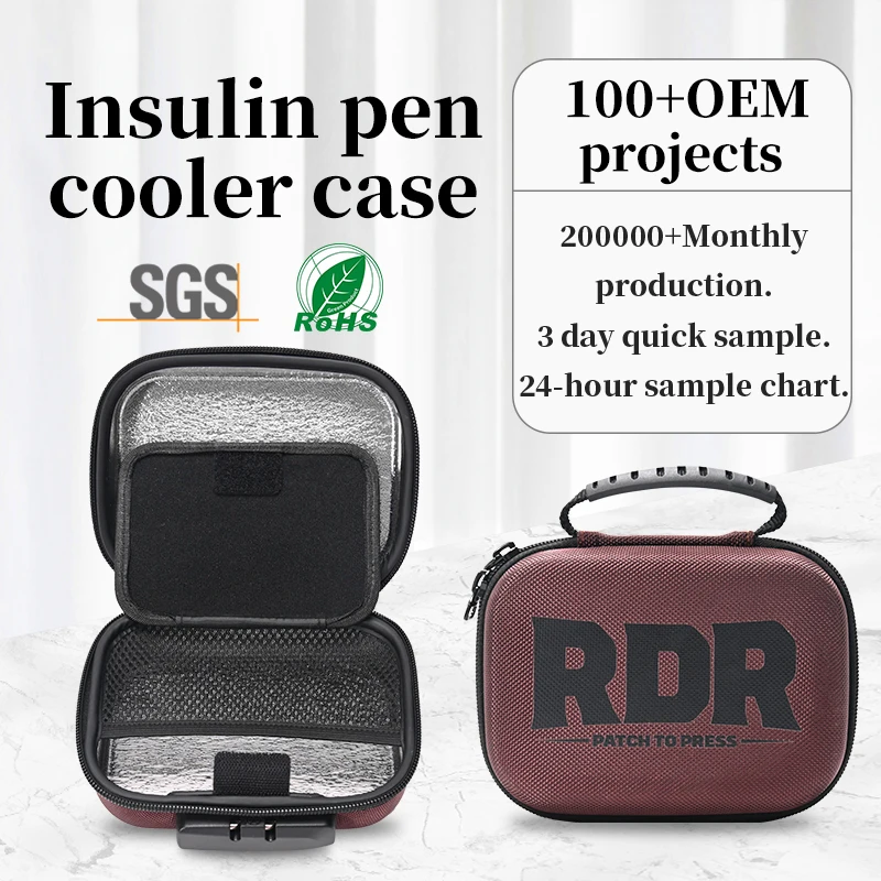 RLSOCO изготовленный на заказ медицинский многоразовый футляр для инсулиновой ручки eva изолированный мешок-охладитель диабетиков инсулиновый флакон