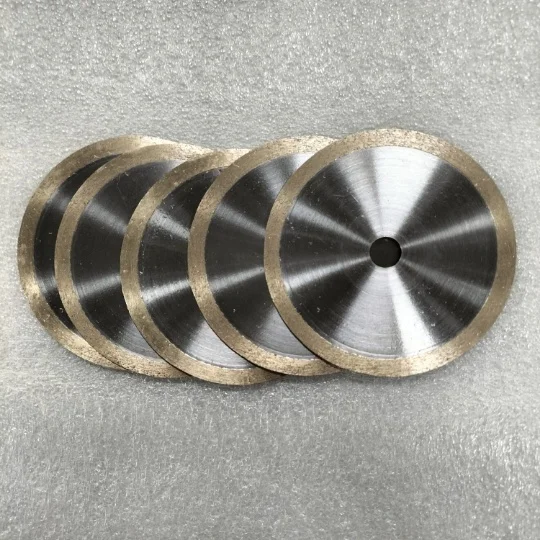 80*0.6*5*10mm  continuous rim  thin diamond blade to cut 2 mm thick Aluminum Oxide ceramic  porcelain tiles