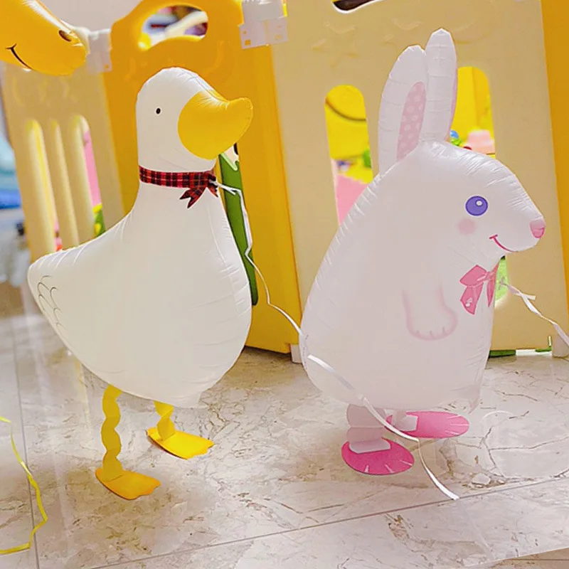 Walk pet aluminum foil balloon helium graduation photo walk pig elephant puppy dinosaur walk animal balloon wholesale