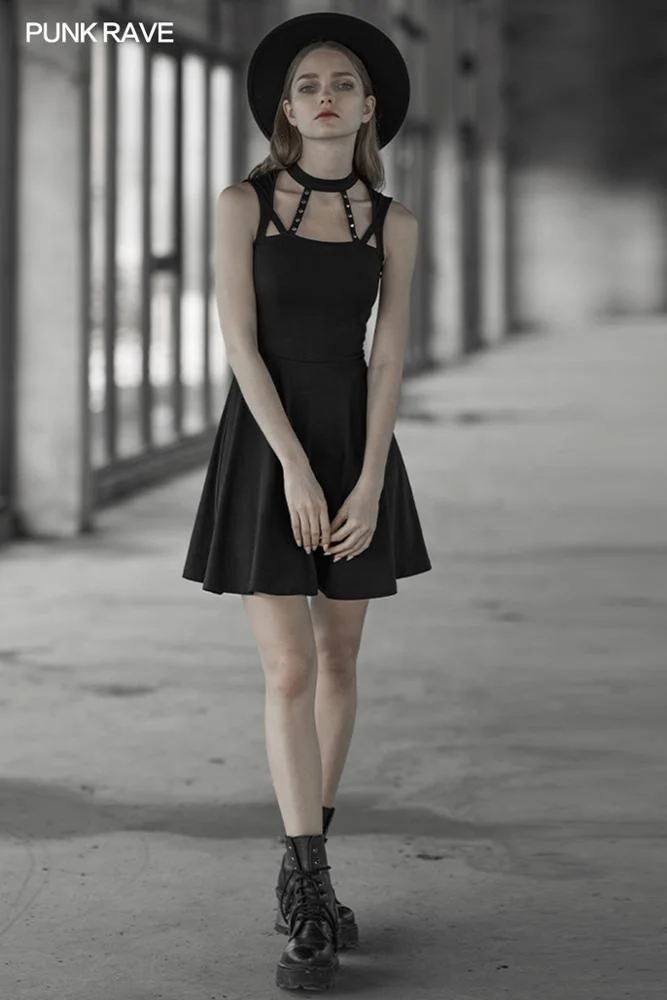 
OPQ-592 punk rave simple design adult fancy dress short sleeve dress spanish dance dress 