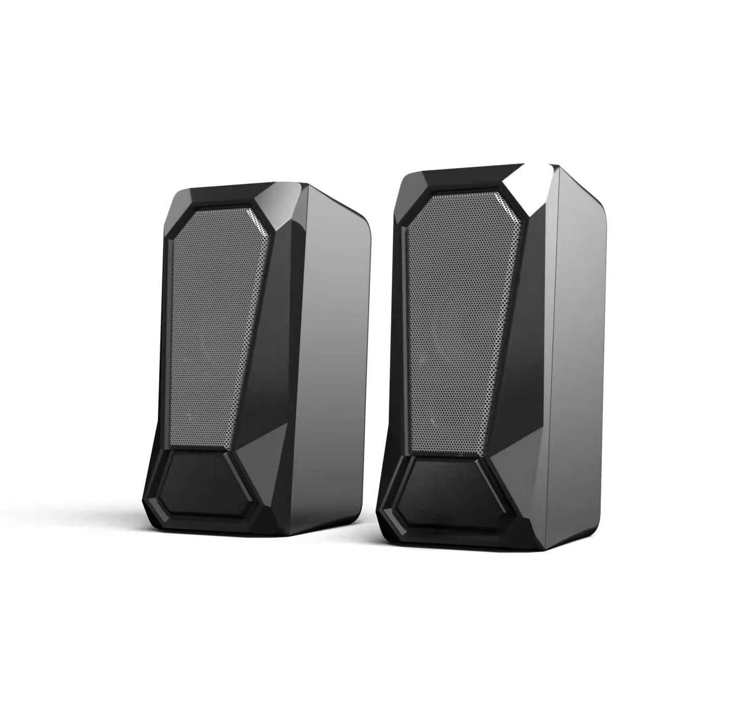 2.0 New Amazon Home Theatre Sound System USB Gaming PC RGB Plastic Speaker With 7 Colors LED Light