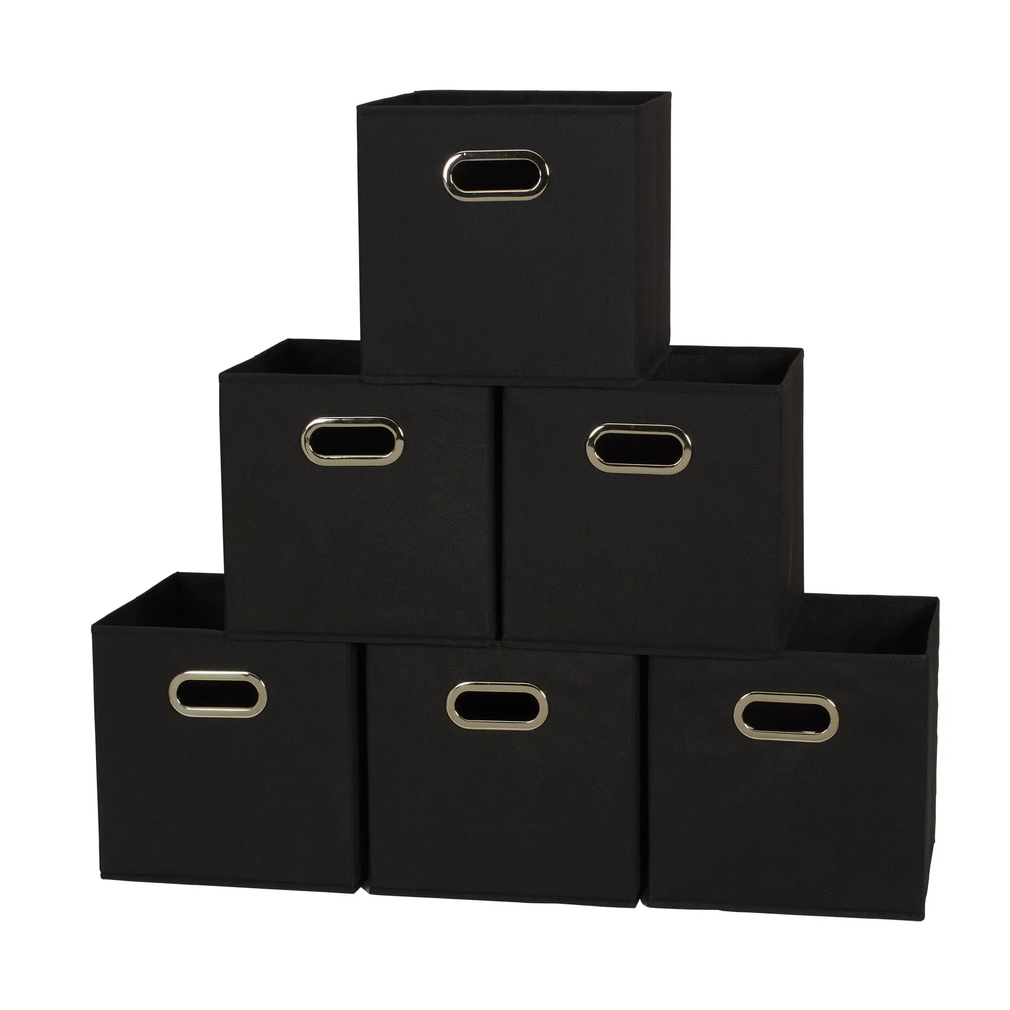 Modern Collapsible Fabric Storage Cube Organizer with Handles Foldable and Eco-Friendly Non-Woven Fabric for car toys