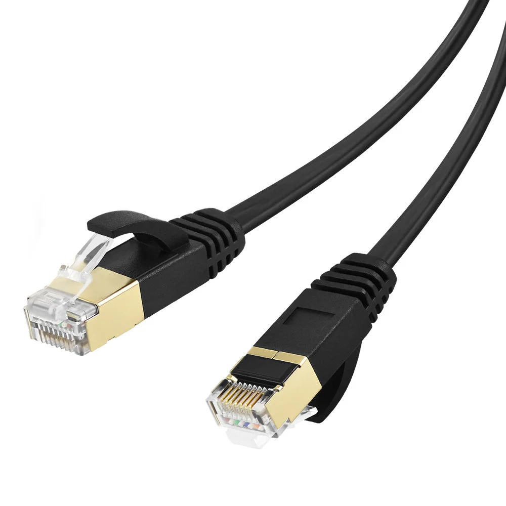 Cat8 Ethernet Cable and Network LAN  with Gold Plated RJ45 Connector for Router Modem