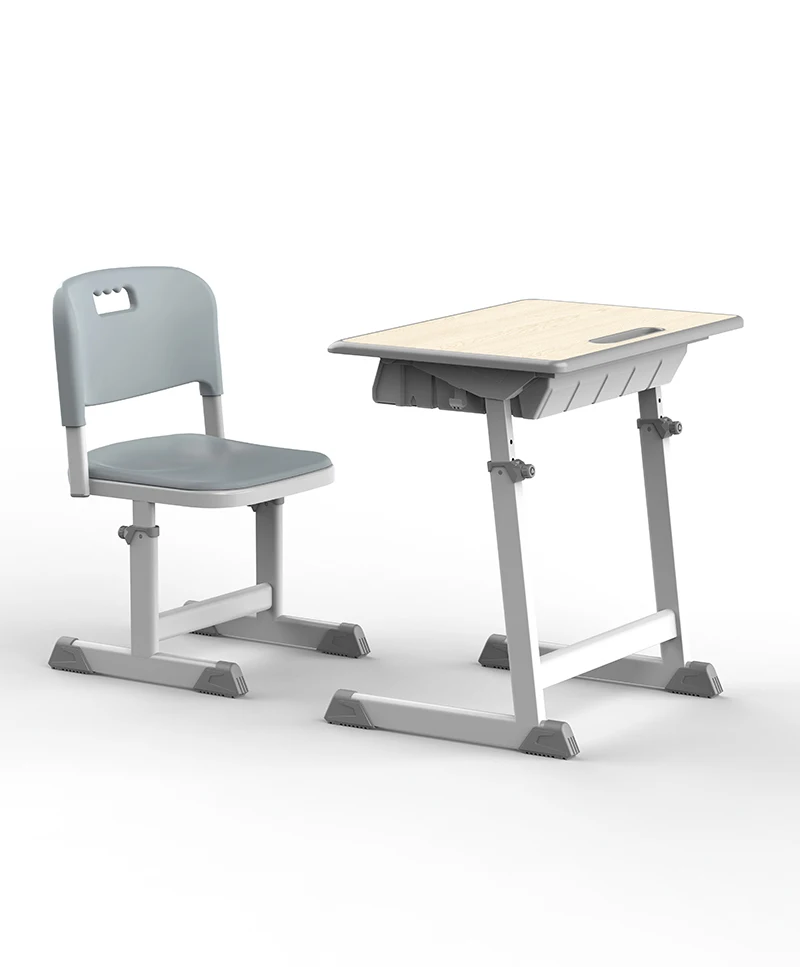 Регулируемый металлический стол и стул для студентов Университета учебы работы обучающая школьная мебель
