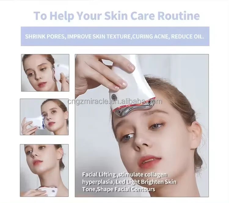 Other Home Use Beauty Equipment Anti Wrinkles Heated and Vibration LED Facial Machine for Skin Tightening Lift,Skin Care Tools