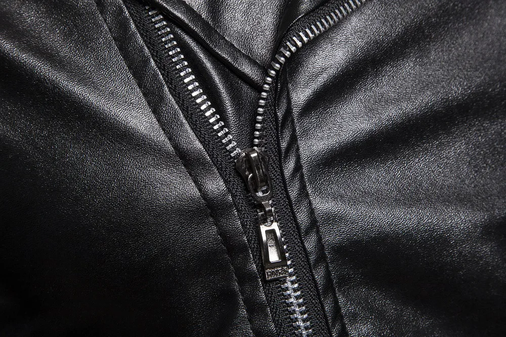 Wholesale cheap price leather jacket biker leather jacket leather men jacket
