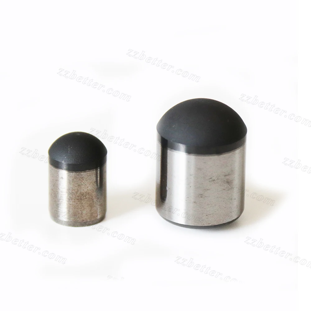 PDC cutters in shape of  dome button cylinder PDC button parabollic buttons 1308 pdc