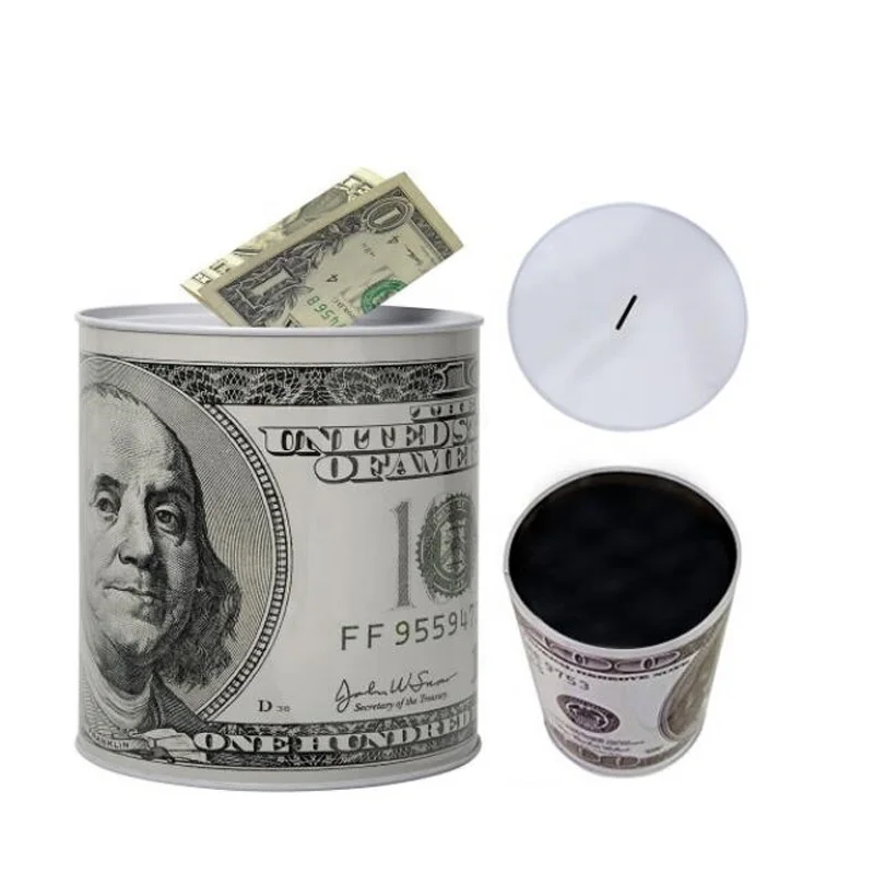 Manufacture 3D Printed Packing  Coin Bank Storage Irregular Coin Tin Box Wholesale