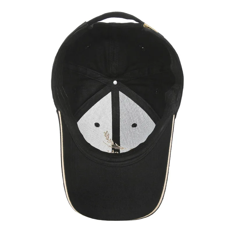 Promotion Classic Style Baseball Cap All Cotton Made Adjustable Fits Men Women Low Profile Black Hat Sports Caps