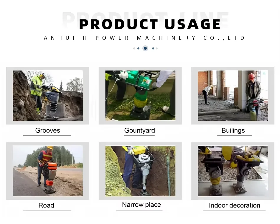 Sale Electric Battery Rammer Compactor Machine Tamping Rammer