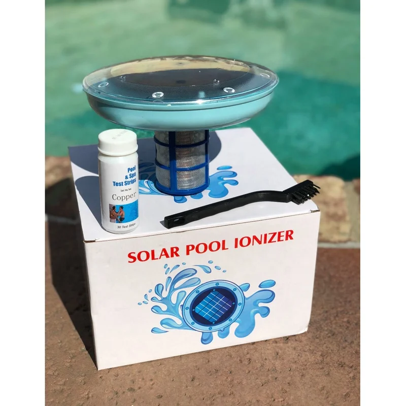 SR001 Wholesale Price Bacteria Alage Reduce Household Solar Swimming Pool Ionizer for swimming pools