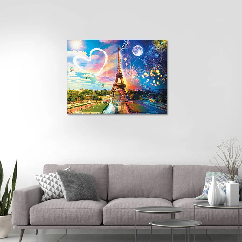 Custom oil painting by number kit on canvas for adults 40x50cm wall art diy painting by numbers