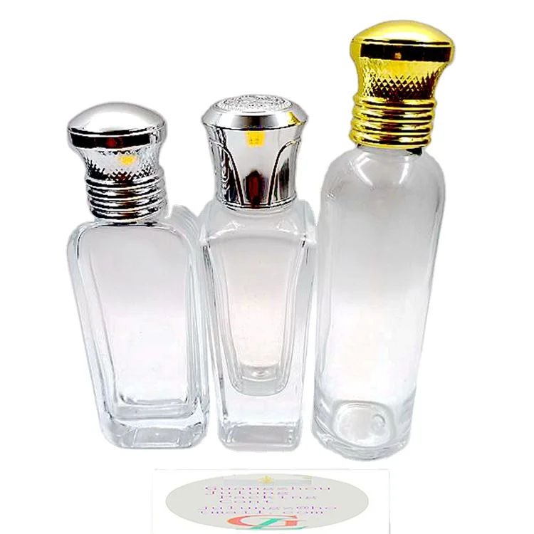 New design 10ml 20ml 30ml 50ml 60ml 100ml glass essential oil perfume bottle, crystal cap