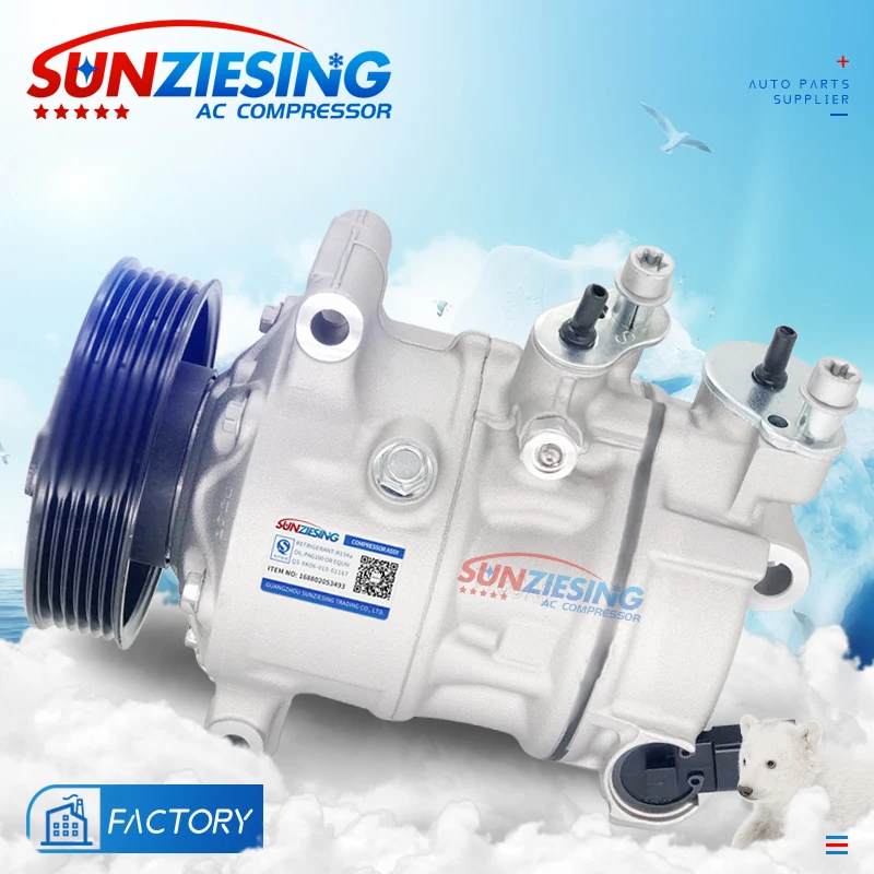 suitable for VW polo/golf VI  pour Sanden PXE14  PV6D ac compressor 5Q0820803J  5N0820803  5N0820803A  5N0820803B  5N0820803C