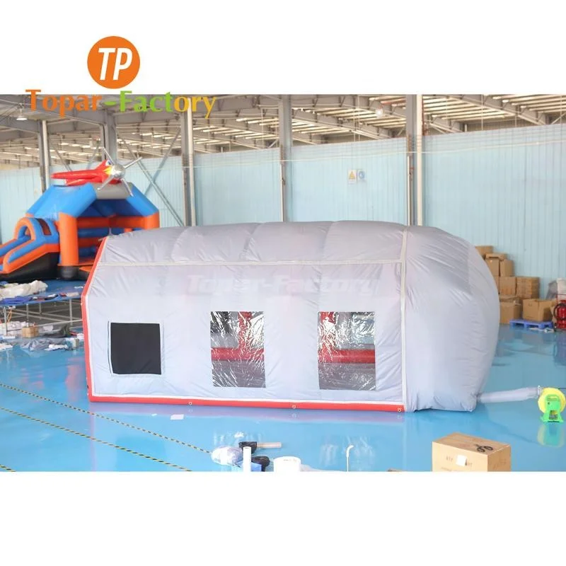 Durable Automatic Drying Powder Coating Inflatable Spray Bake Car Furniture Paint Booth For Cars