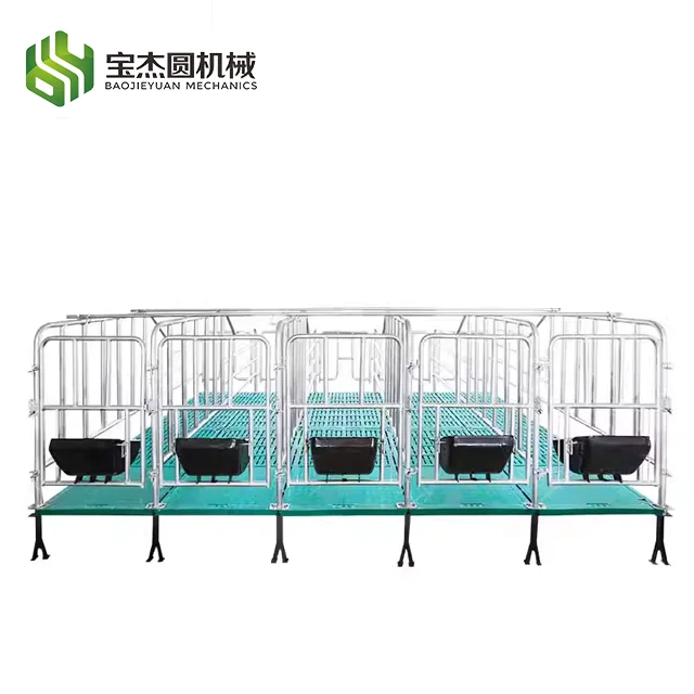 Animal Farming Equipment Heavy Gestation Positioning Bar Galvanized Gestation Pen pig cage fence fattening pens