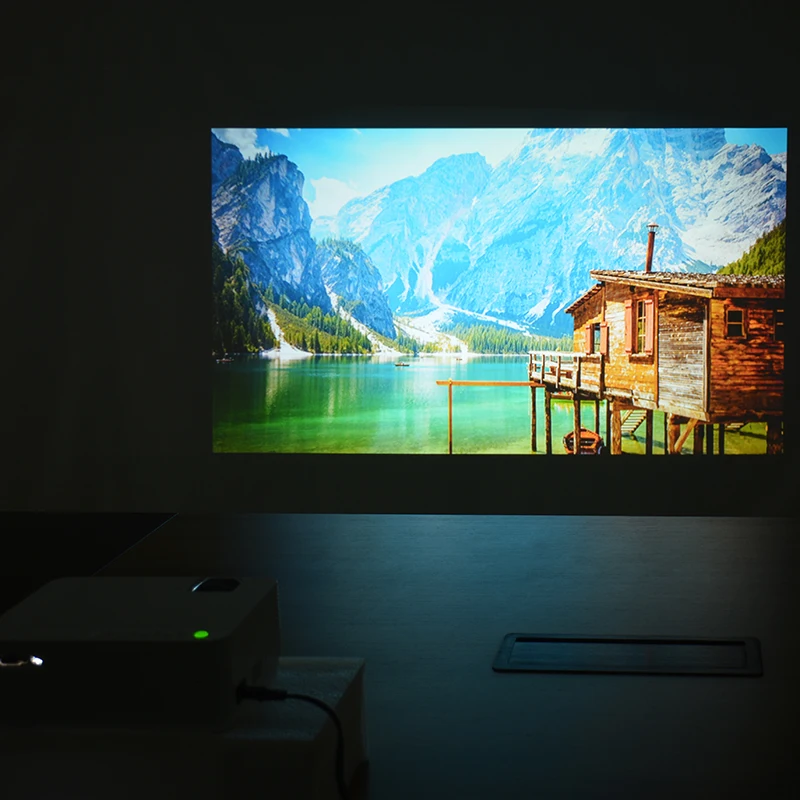 1080P мобильный телефон WIFI проектор экран зеркального отображения смартфон видеопроекторы 4K для домашнего