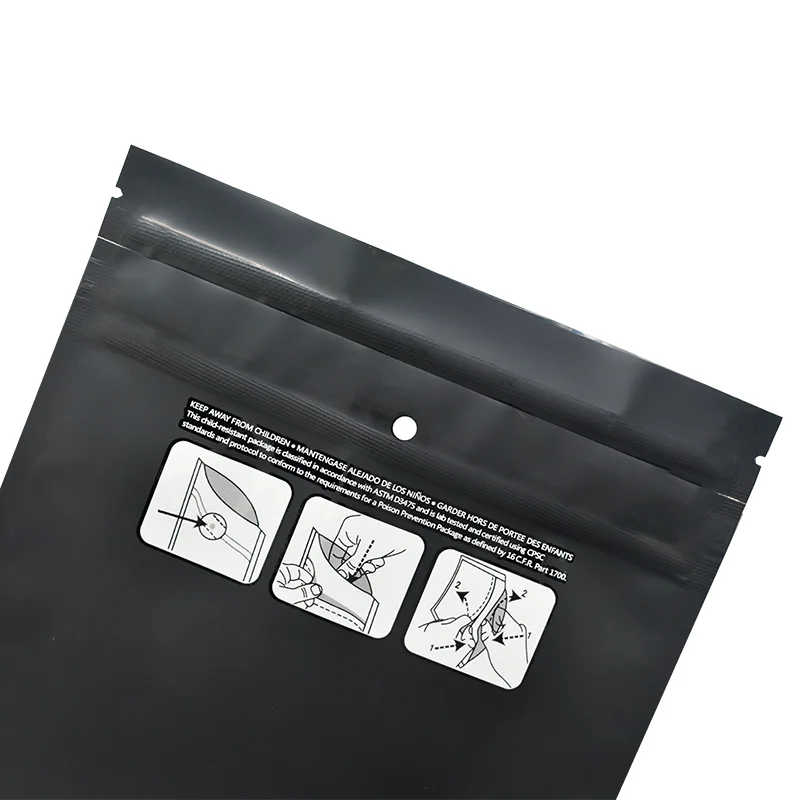 custom mylar flexible candy smell proof child proof mini small stand up pouch ziplock packaging spice pen mylar zipper bags