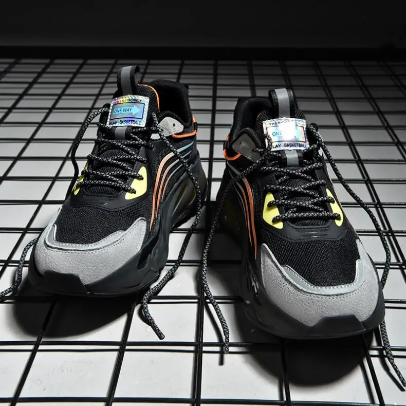 Стильные мужские повседневные летающие тканые модные кроссовки на заказ