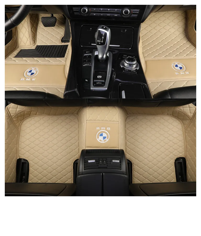 
China manufacture Car decoration Accessories interior leather diamond car floor mats 