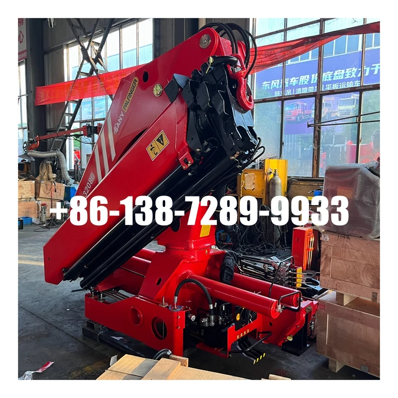 Top Brand 8.5 Ton Spk32080 Loader Crane Lifting Machinery 8.5 Ton Knuckle Boom Crane SPK32080 Palfinger Crane Machine Price