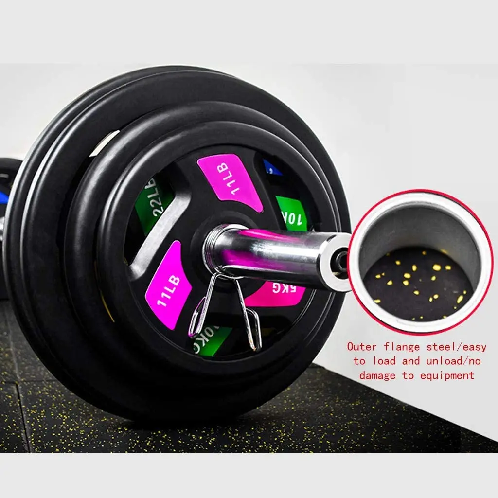 Weight plates LB KG Set Custom Economics Stainless Steel Rubber Bumper Plates for Sale