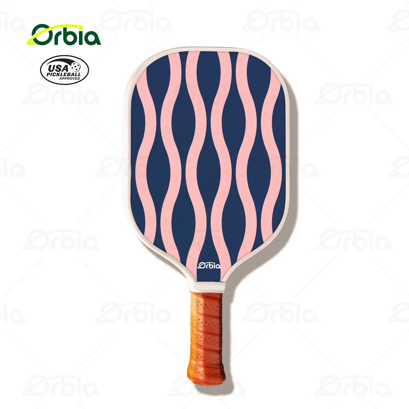 Orbia Sports Custom Logo T700 Honeycomb Composition USAPA Approved Raw Carbon Fiber Pickleball Paddle High Thermoformed Paddle