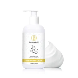 Natural skin care collagen nutrogena herbal anti acne foaming wash face wash machine Amino Acid facial cleanser for eczema