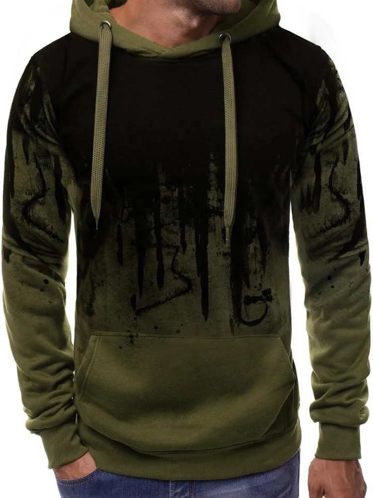 
New Pillover Plus Size 5XL Sportswear Print Men Hoodie Sweater 