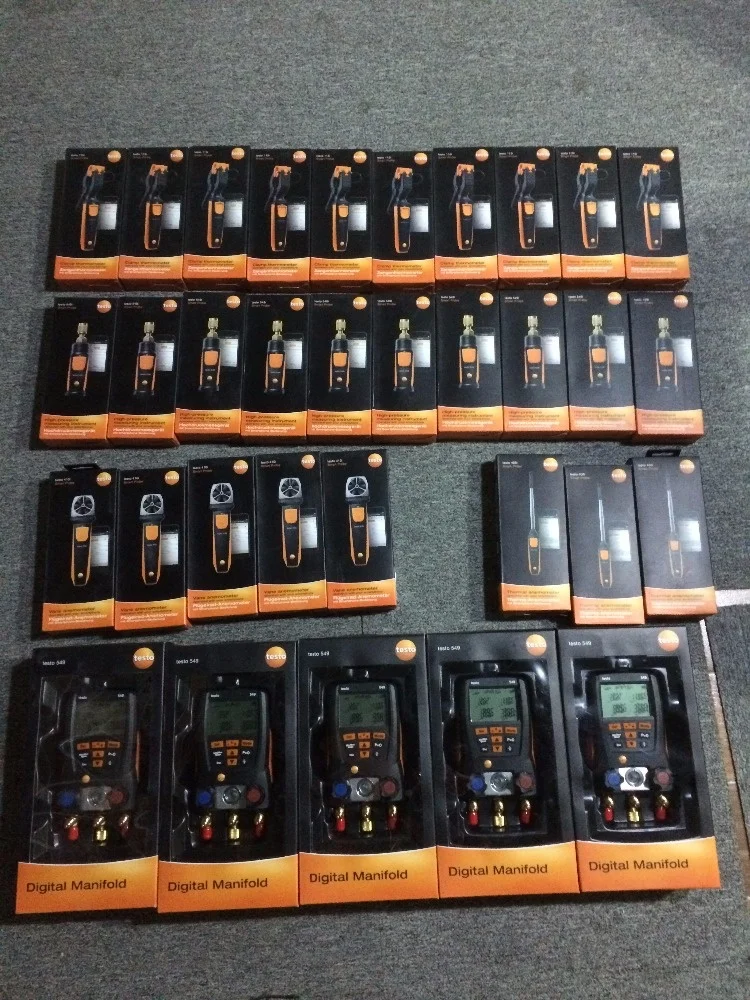 Умный зонд Testo 410i анемометр с лопастями прибор для измерения скорости ветра воздуховыпускных отверстий и вентиляционных