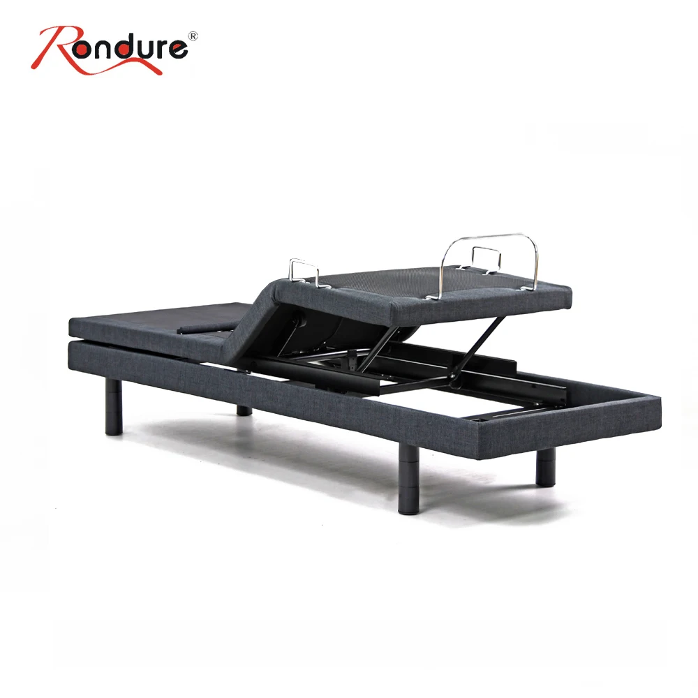 Rondure AB3T Multifunctional Electric Adjustable Bed with Massage Modern Bed Frame
