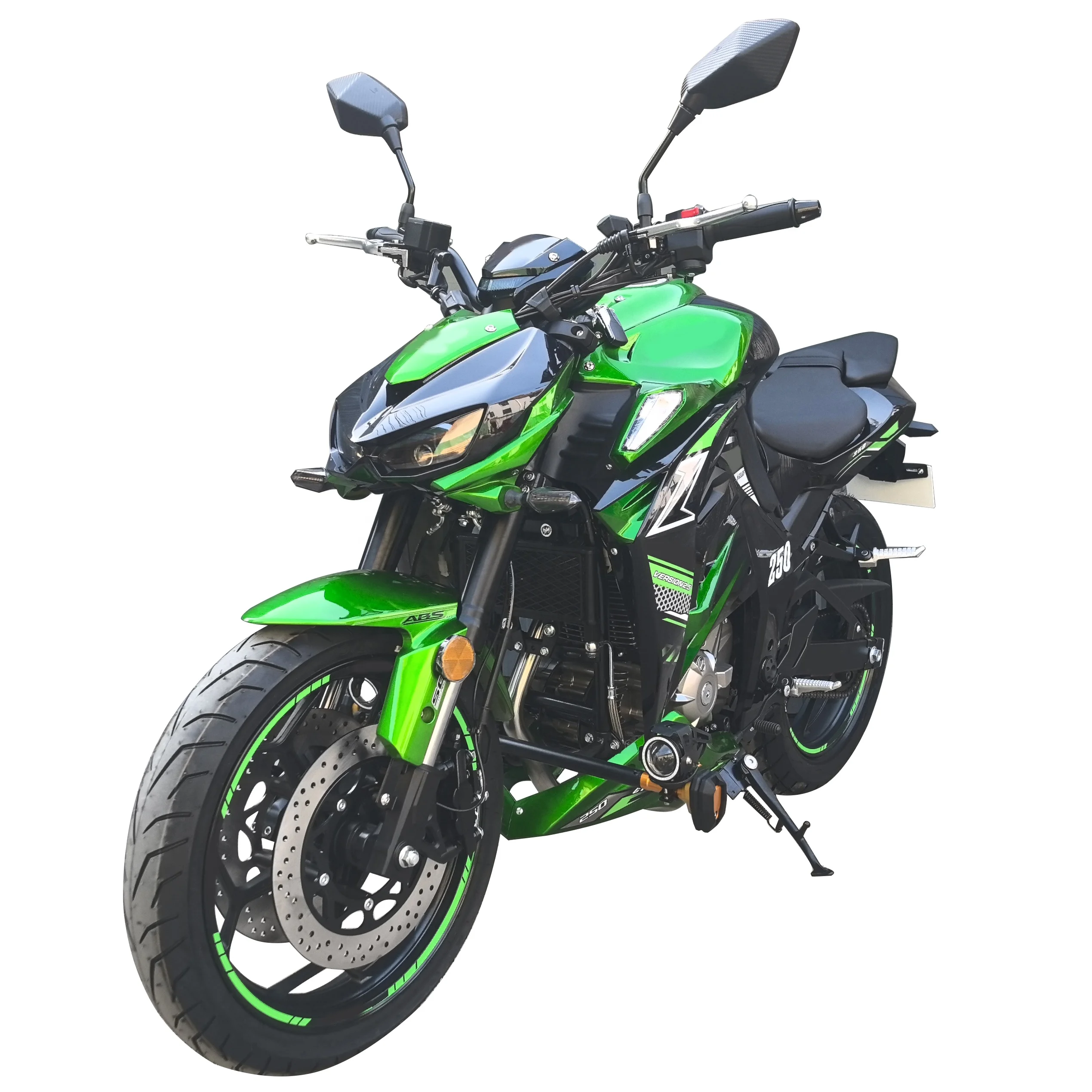 250CC Motorcycle with Oil Cooling 4 Stroke Engine Carburetor Gasoline Racing motorcycle Disc Brakes