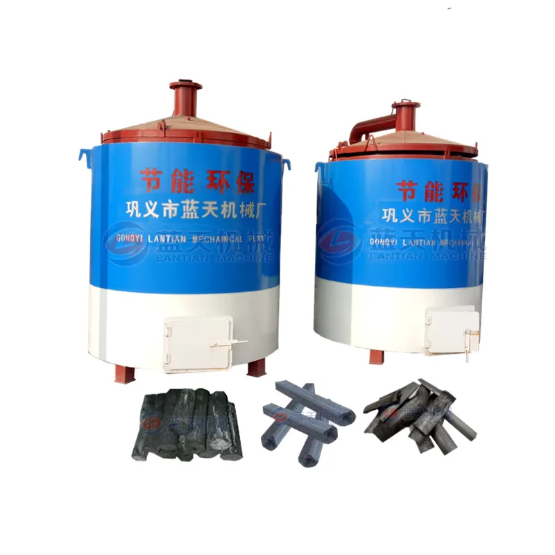 Wood charcoal carbonization furnace horizontal carbonization furnace