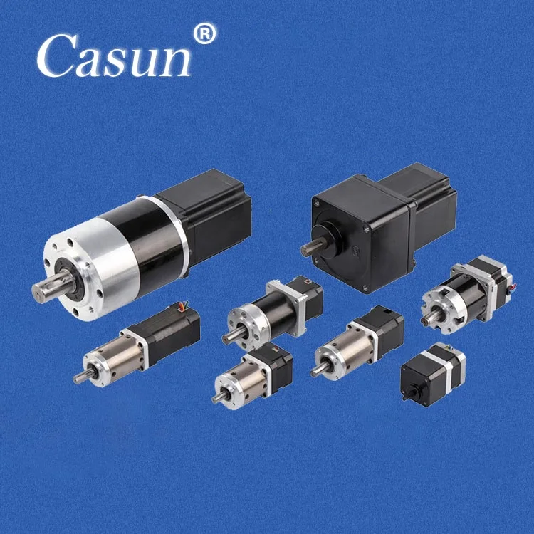 high torque nema 23 stepper motor with gera box reducer